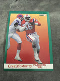 Greg McMurtry Patriots 1991 Fleer #142