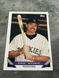 Eric Wedge Rockies 1993 Topps #486