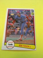 Bob Forsch Cardinals 1982 Donruss #91