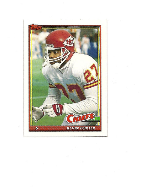 Kevin Porter Chiefs 1991 Topps #140