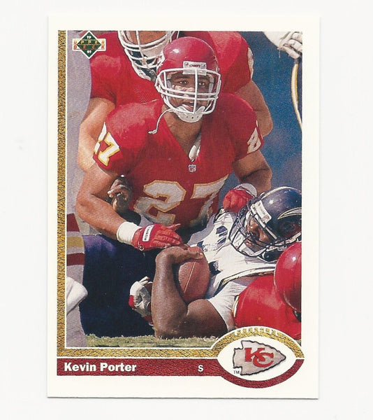 Kevin Porter Chiefs 1991 Upper Deck #525