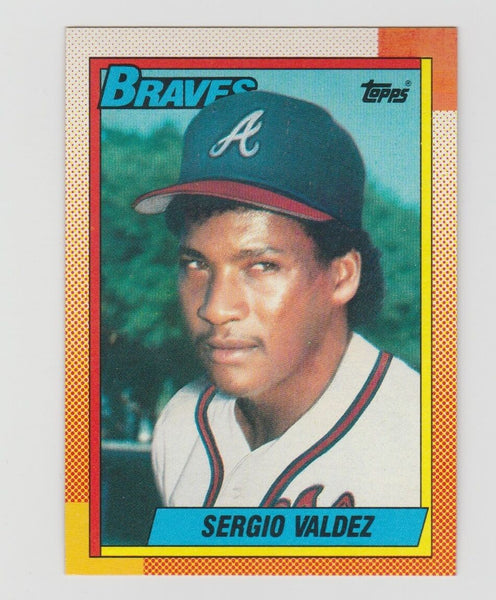 Sergio Valdez Braves 1990 Topps #199