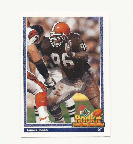 James Jones Browns 1991 Upper Deck Rookie Force #602