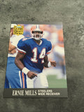 Ernie Mills Steelers 1991 Fleer Ultra Draft Picks Rookie #290