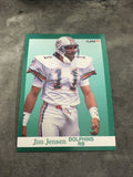 Jim Jensen Dolphins 1991 Fleer #123