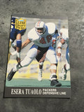 Esera Tuaolo Packers 1991 Fleer Ultra Draft Picks Rookie #295