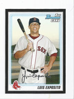 Luis Exposito Red Sox 2010 Bowman Prospects Black #BP21
