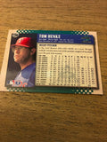 Tom Henke Rangers 1995 Score Platinum Team Set #150