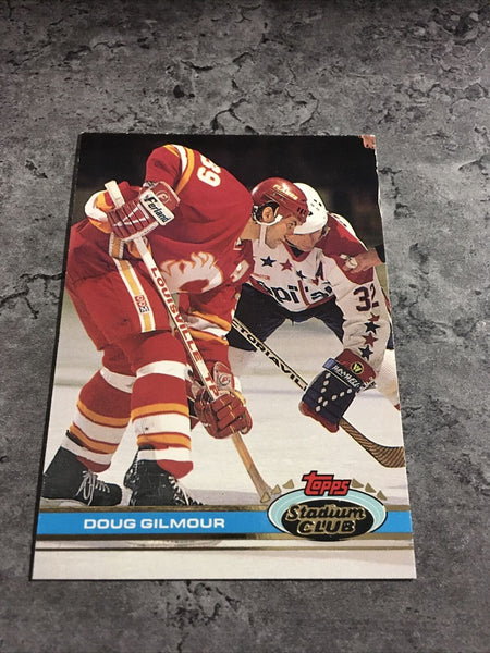 Doug Gilmour Flames 1991-92 Topps Stadium Club #96