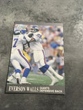 Everson Walls Giants 1991 Fleer Ultra #226