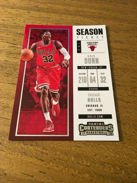 Kris Dunn Bulls 2017-2018 Panini Contenders #98