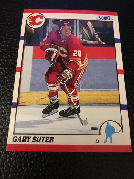 Gary Suter Flames 1990-1991 Score #88