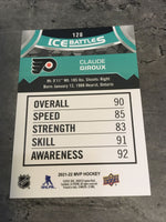 Claude Giroux Flyers 2021-22 Upper Deck MVP Ice Battles #128