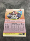 Felix Wright Browns 1990 Fleer #60