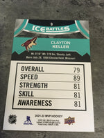 Clayton Keller Coyotes 2021-22 Upper Deck MVP Ice Battles #9