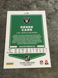 Derek Carr Raiders 2021 Panini Donruss #86