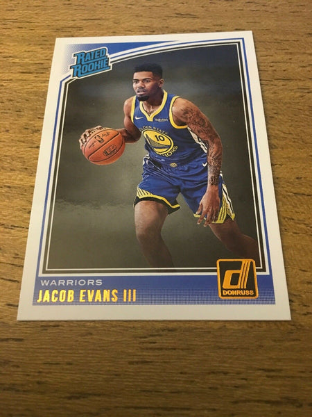 Jacob Evans III Warriors 2018-2019 Donruss Rookie #178