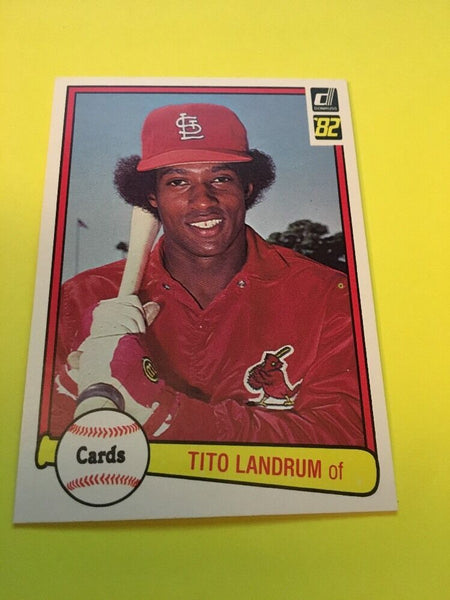 Tito Landrum Cardinals 1982 Donruss #292