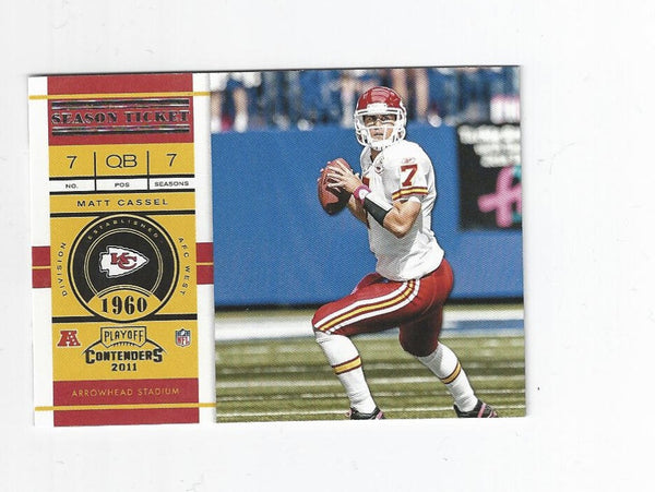 Matt Cassel Chiefs 2011 Playoff Contenders #44