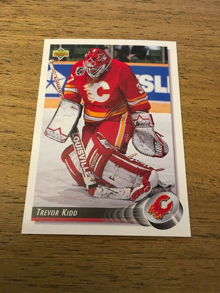 Trevor Kidd Flames 1992-1993 Upper Deck #134