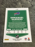 Emmanuel Sanders Bills 2021 Panini Donruss #97
