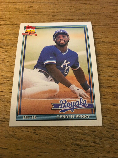 Gerald Perry Royals 1991 Topps #384