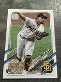 Luis Patino Padres 2021 Topps Update Rookie #US214