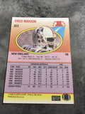 Fred Marion Patriots 1990 Fleer #322
