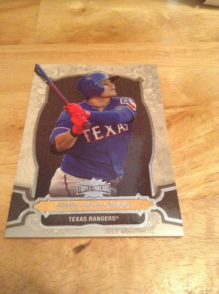 Shin-Soo Choo Rangers 2014 Topps Triple Threads #13