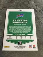 Tremaine Edmunds Bills 2021 Panini Donruss #231