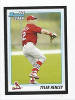 Tyler Henley Cardinals 2010 Bowman Prospects Black #BP4