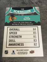 Pius Suter Blackhawks 2021-22 Upper Deck MVP Ice Battles #158