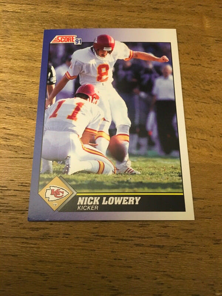 Nick Lowery Chiefs 1991 Score #11