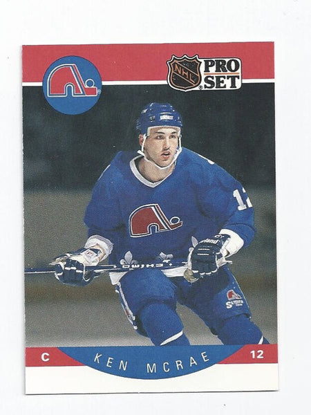 Ken McRae Nordiques 1990-1991 Pro Set #255