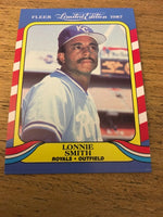 Lonnie Smith Royals 1987 Fleer Limited Edition #40