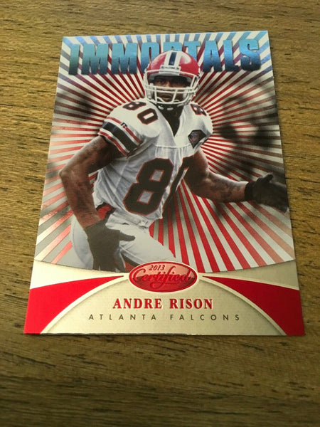 Andre Rison Falcons 2013 Certified Platinum Red Immortals #151