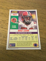 Mike Gann Falcons 1990 Score #481