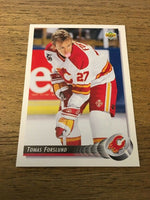 Tomas Forslund Flames 1992-1993 Upper Deck #429