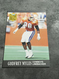 Godfrey Myles Cowboys 1991 Fleer Ultra Draft Picks Rookie #292