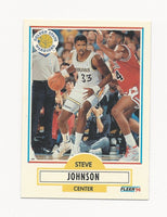 Steve Johnson Warriors 1990-1991 Fleer #33