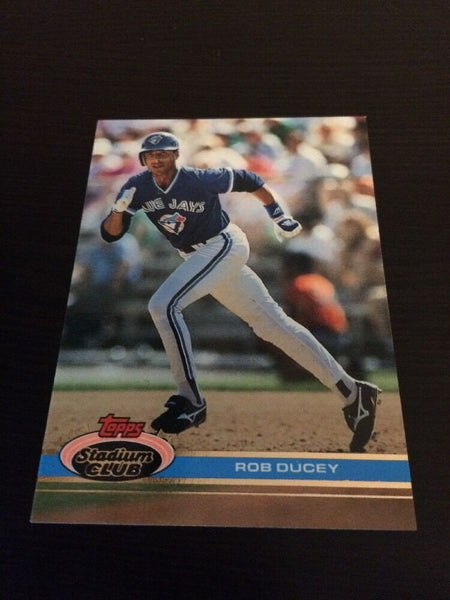 Rob Ducey Blue Jays 1991 Topps Stadium Club #374