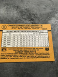 Charlie Leibrandt Royals 1989 Donruss #89