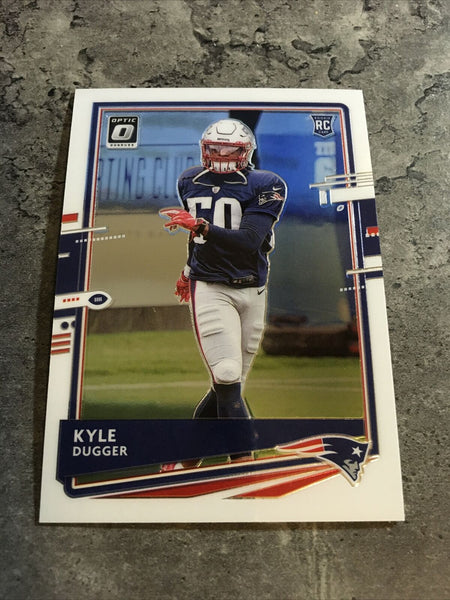 Kyle Dugger Patriots 2020 Panini Donruss Optic Rookie #140