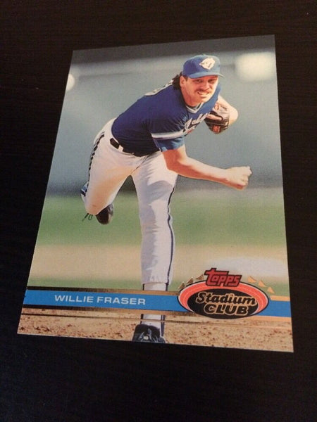 Willie Fraser Blue Jays 1991 Topps Stadium Club #496