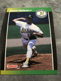 Gene Nelson A's 1989 Donruss #540