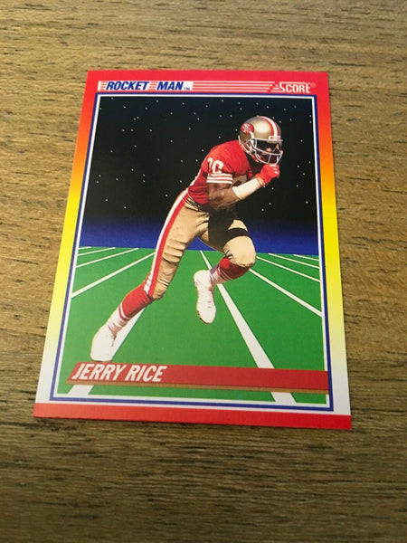 Jerry Rice 49ers 1990 Score Rocket Man #556