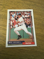 Mike Greenwell Red Sox 1992 Topps #113