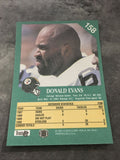 Donald Evans Steelers 1991 Fleer #158