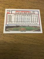 Mike Greenwell Red Sox 1992 Topps #113