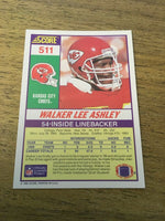 Walker Lee Ashley Chiefs 1990 Score #511